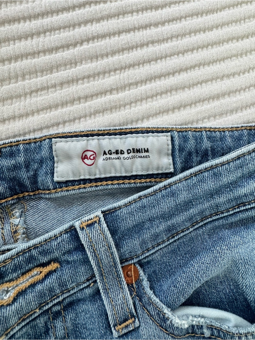 AG-Ed Denim Adriano Goldschmied Light Wash Jeans